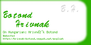 botond hrivnak business card